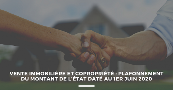 Vente Immobiliere Et Copropriete Plafonnement Du Montant De