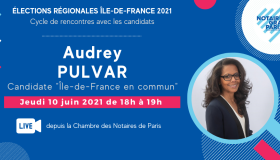 Invitation Élections Régionales 2021 | Audrey PULVAR - Jeudi 10 juin 2021 à 18h