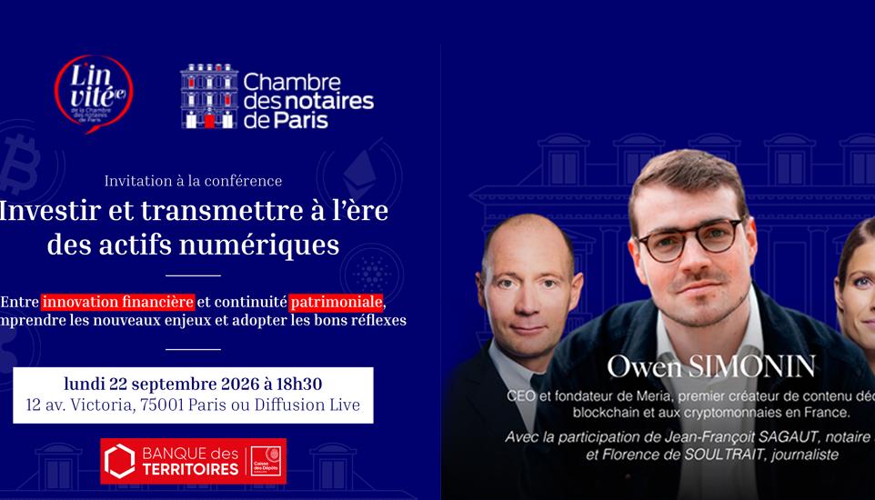 Owen Simonin, alias Hasheur, invité des notaires de Paris le 22 septembre