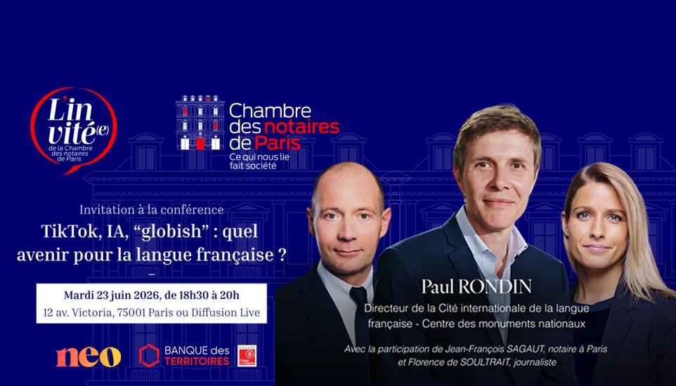 Invitation : « TikTok, IA, “globish” : quel avenir pour la langue française ? »