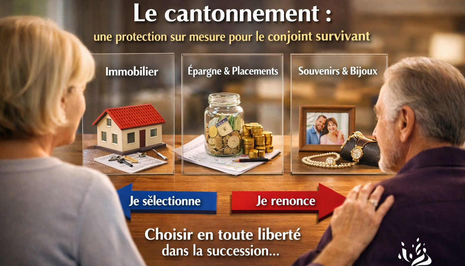 Le cantonnement : une protection sur mesure pour le conjoint survivant