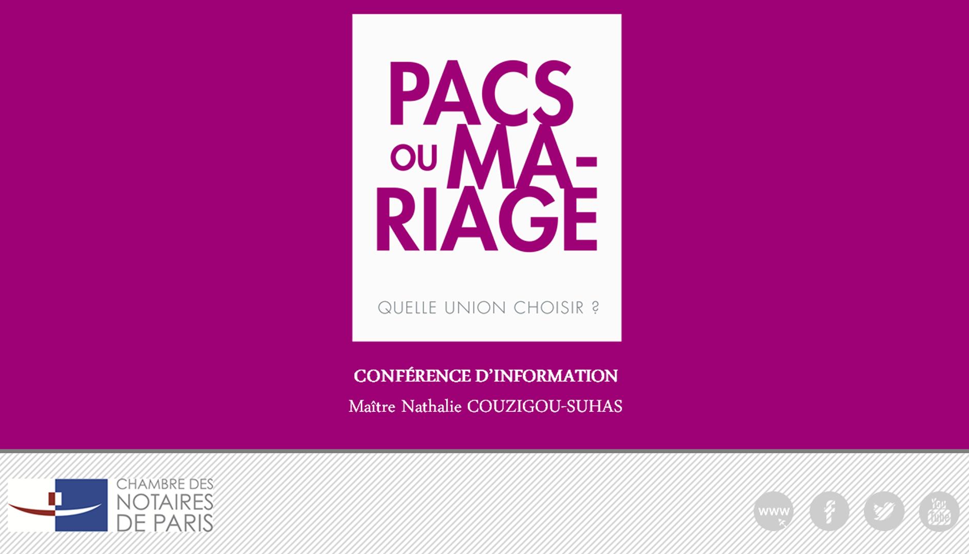 #VIDEO | Conférence PACS/Mariage, quelle union choisir ?