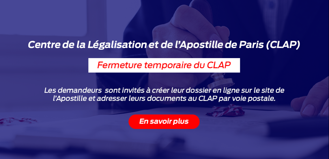 Fermeture temporaire du CLAP 