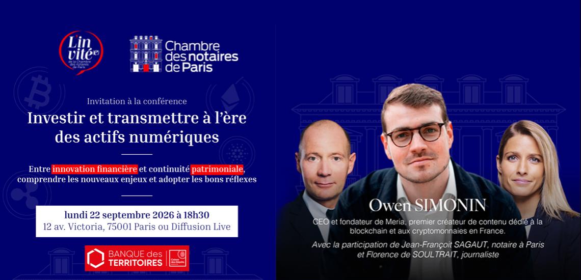 Owen Simonin, alias Hasheur, invité des notaires de Paris le 22 septembre